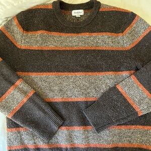 Striped Knit Sweater Size L
